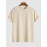 Jacquard Towel Cloth Textured Short Sleeves T-shirt