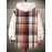 Men's Plaid Pattern Spliced Button Front Flap Pocket Fuzzy Teddy Fleece Jacket