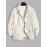 Fluffy Polar Fleece Solid Color Button Fly Jacket